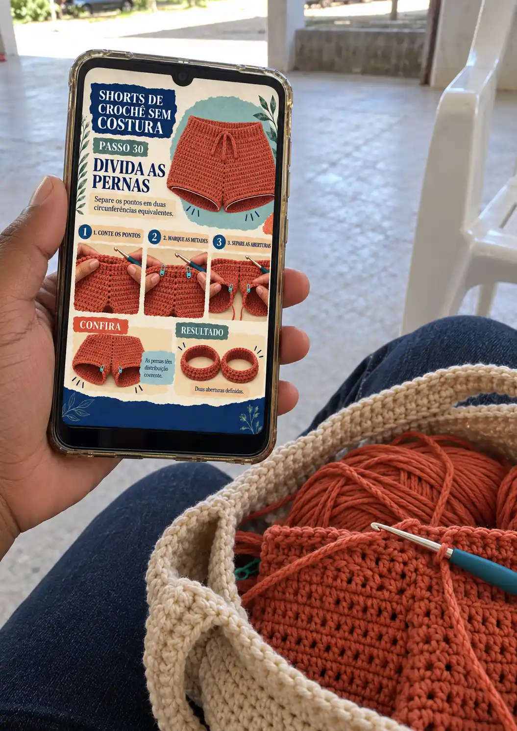 Produto sendo usado 6